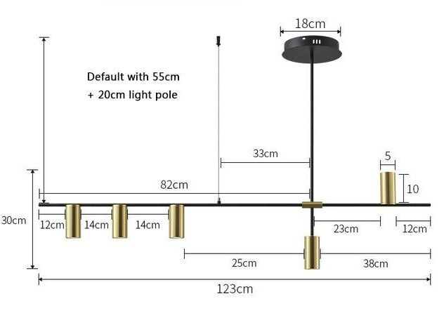 Modern LED Island Pendant Lamp Lucia™ Spingar.com