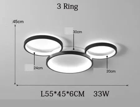 Modern LED Ceiling Lamp Alonso™ Spingar.com