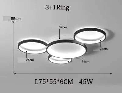 Modern LED Ceiling Lamp Alonso™ Spingar.com