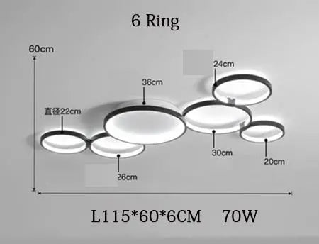 Modern LED Ceiling Lamp Alonso™ Spingar.com