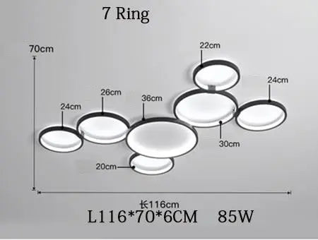 Modern LED Ceiling Lamp Alonso™ Spingar.com