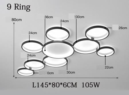 Modern LED Ceiling Lamp Alonso™ Spingar.com
