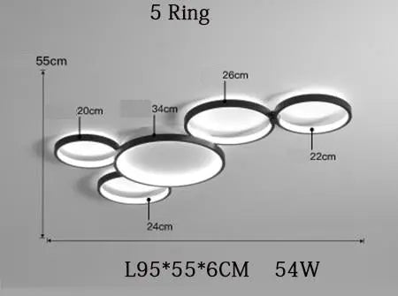 Modern LED Ceiling Lamp Alonso™ Spingar.com