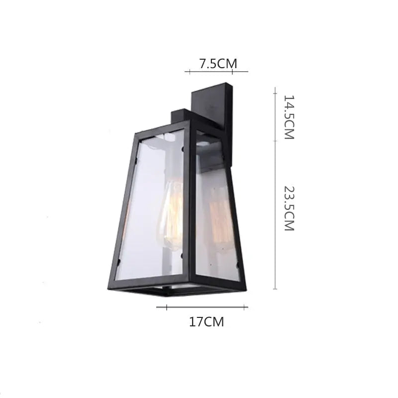 Vintage Outdoor LED Wall lamp SPINGAR.COM