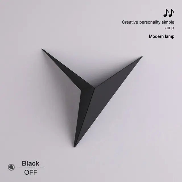 Modern Triangle Shape LED Wall Light Silvano™ Spingar.com