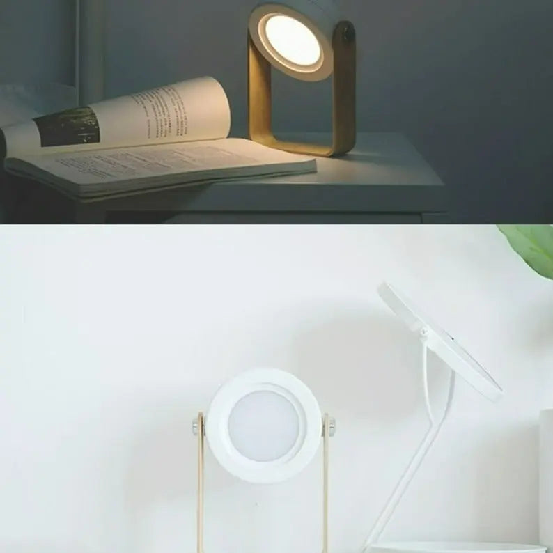 Wood Handle Foldable LED Night Lamp Jules™ Spingar.com