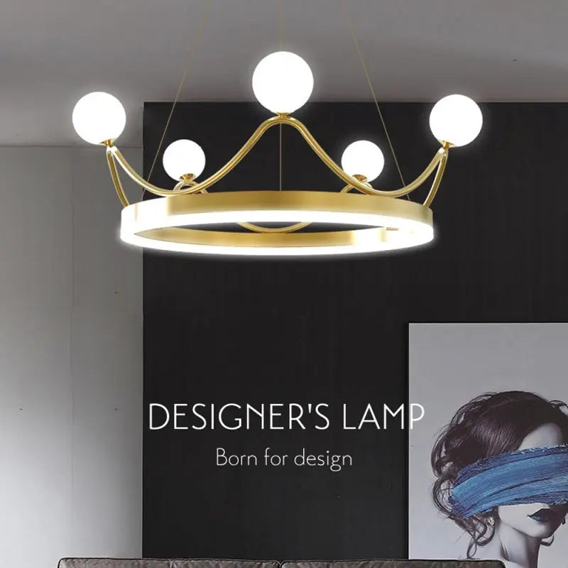 Modern Luxury Crown LED Pendant Lamp Empress™ Spingar.com