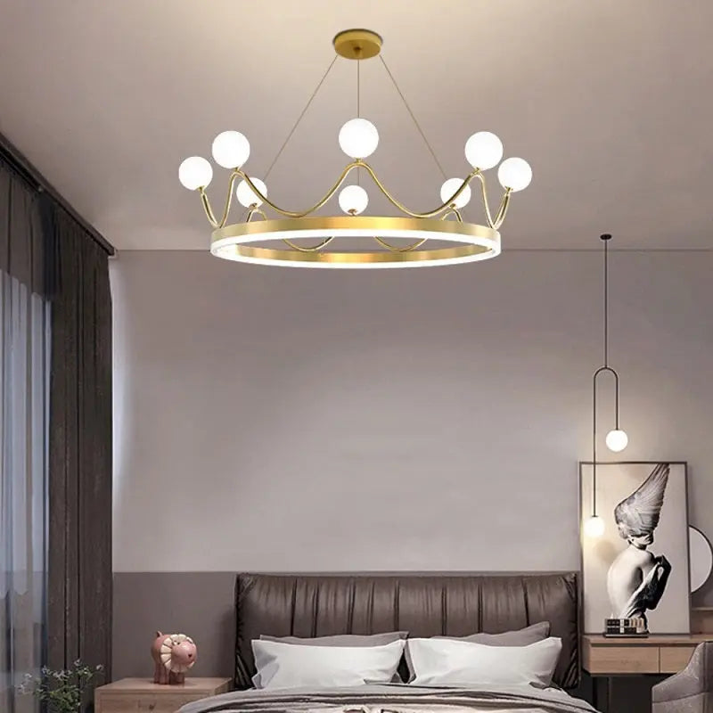 Modern Luxury Crown LED Pendant Lamp Empress™ Spingar.com