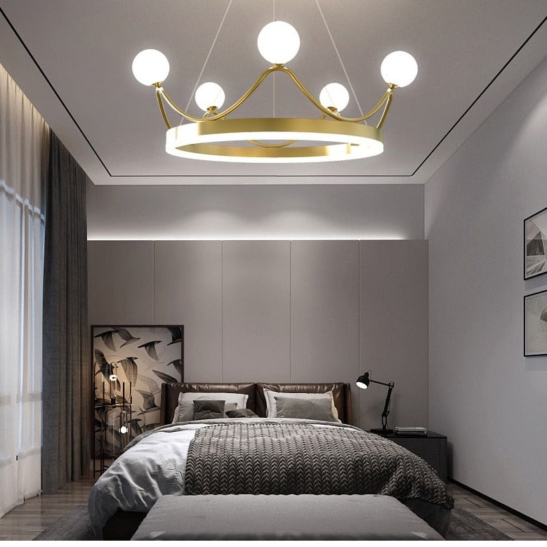 Modern Luxury Crown LED Pendant Lamp Empress™ Spingar.com