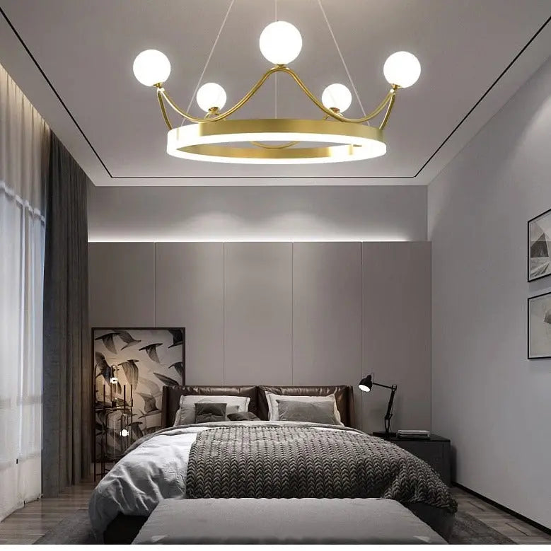 Modern Luxury Crown LED Pendant Lamp Empress™ Spingar.com
