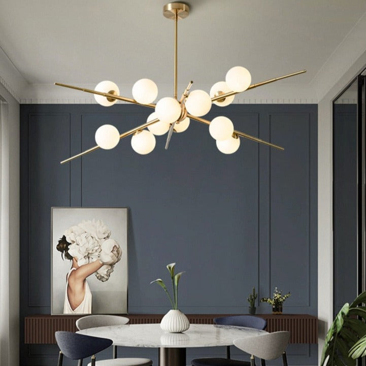 Modern Glass Ball LED Island Pendant Lamp Isabella™ Spingar.com