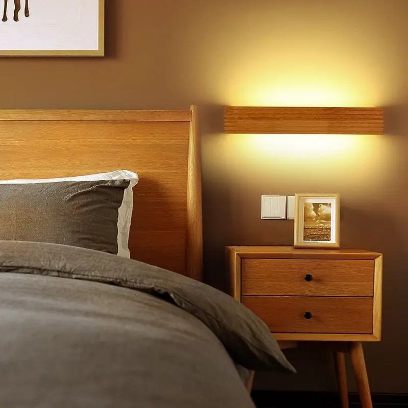 Modern Wood LED Wall Lamp Kayla™ Feeling Home