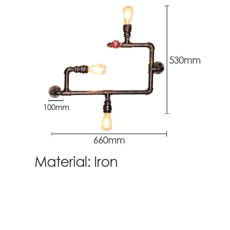 Industrial Vintage Wall Lamp Frey SPINGAR.COM