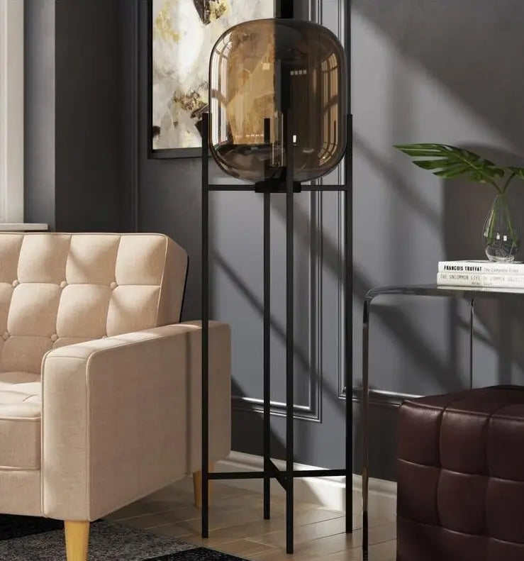 Modern Big Glass Ball LED Floor & Table Lamp Ego™ Spingar.com