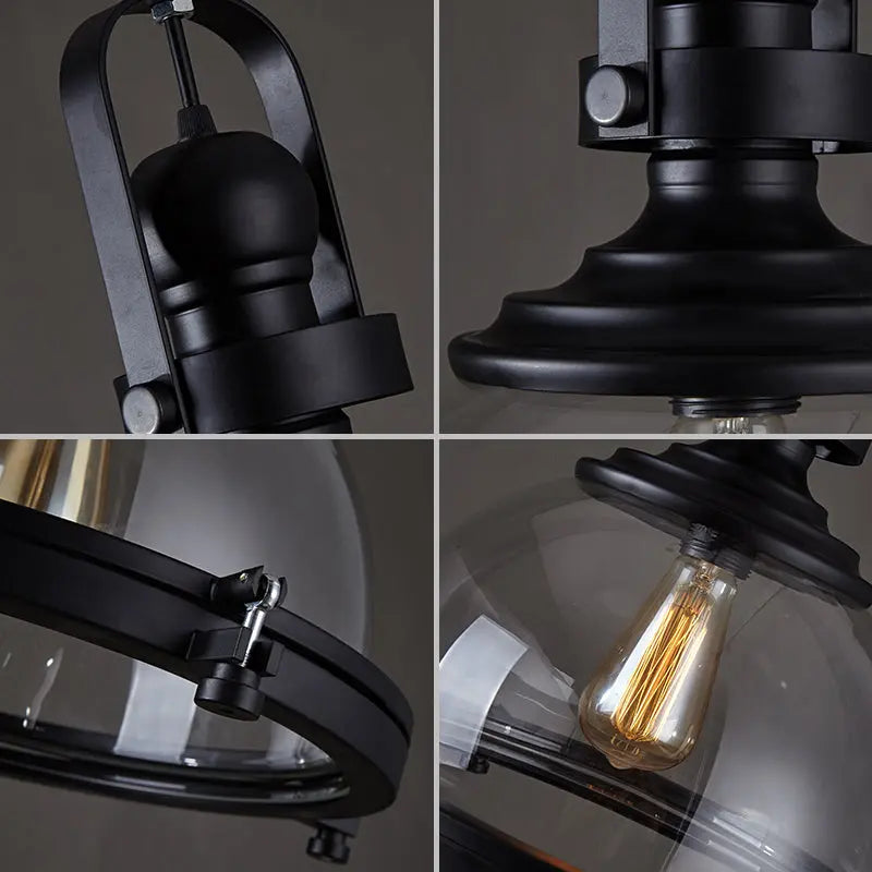 Retro Iron LED Pendant Lamp Jack SPINGAR.COM