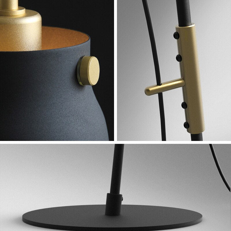 Industrial Retro LED Floor Lamp Spingar.com