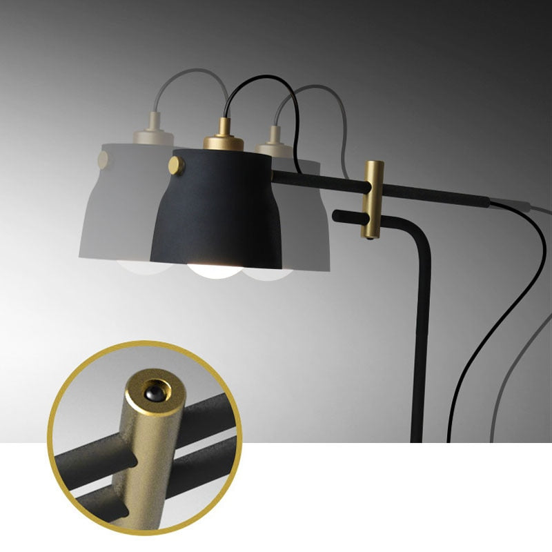 Industrial Retro LED Floor Lamp Spingar.com