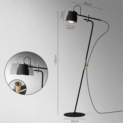Industrial Retro LED Floor Lamp Spingar.com