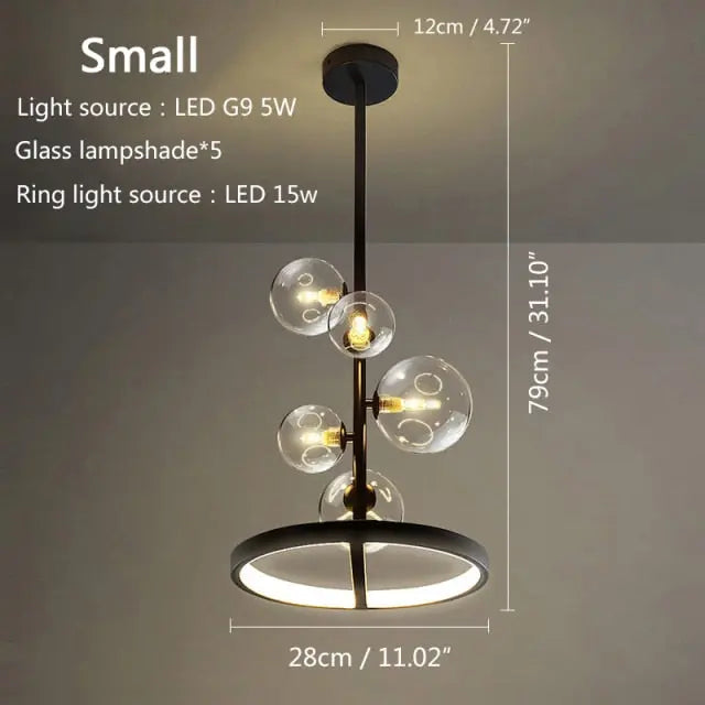 Nordic Art LED Pendant Lamp Zayden™ Spingar.com
