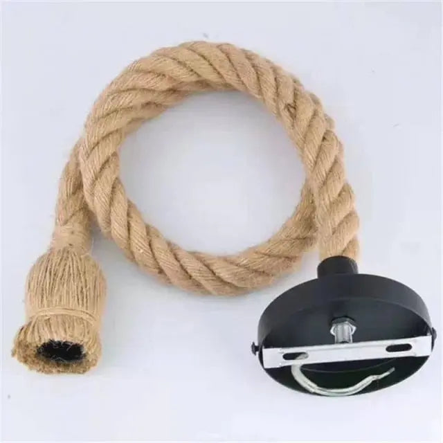 Vintage Rope LED Pendant Light Silas™ Spingar.com