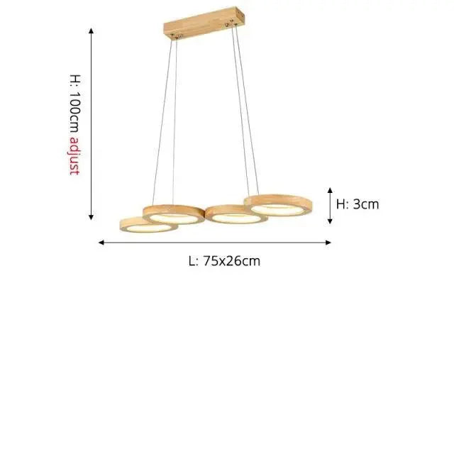 Dining Table LED Island Pendant Lamp Paavo SPINGAR.COM