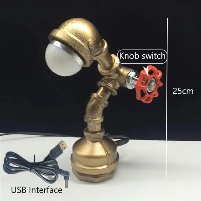 Retro Robot LED Table Light Edison™ Spingar.com