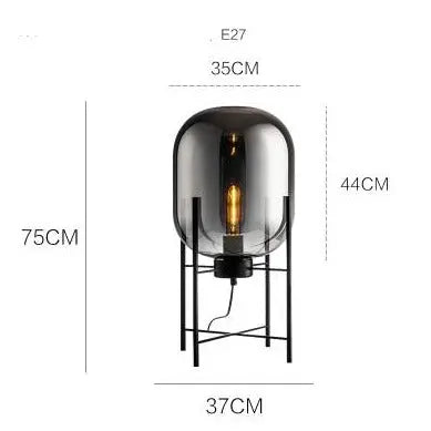 Modern Big Glass Ball LED Floor & Table Lamp Ego™ Spingar.com