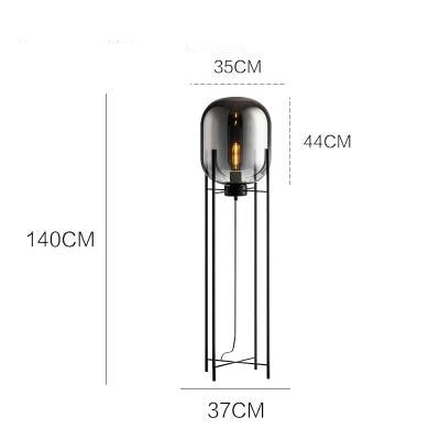 Modern Big Glass Ball LED Floor & Table Lamp Ego™ Spingar.com