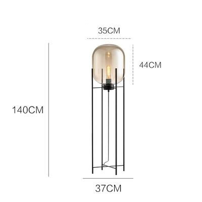 Modern Big Glass Ball LED Floor & Table Lamp Ego™ Spingar.com