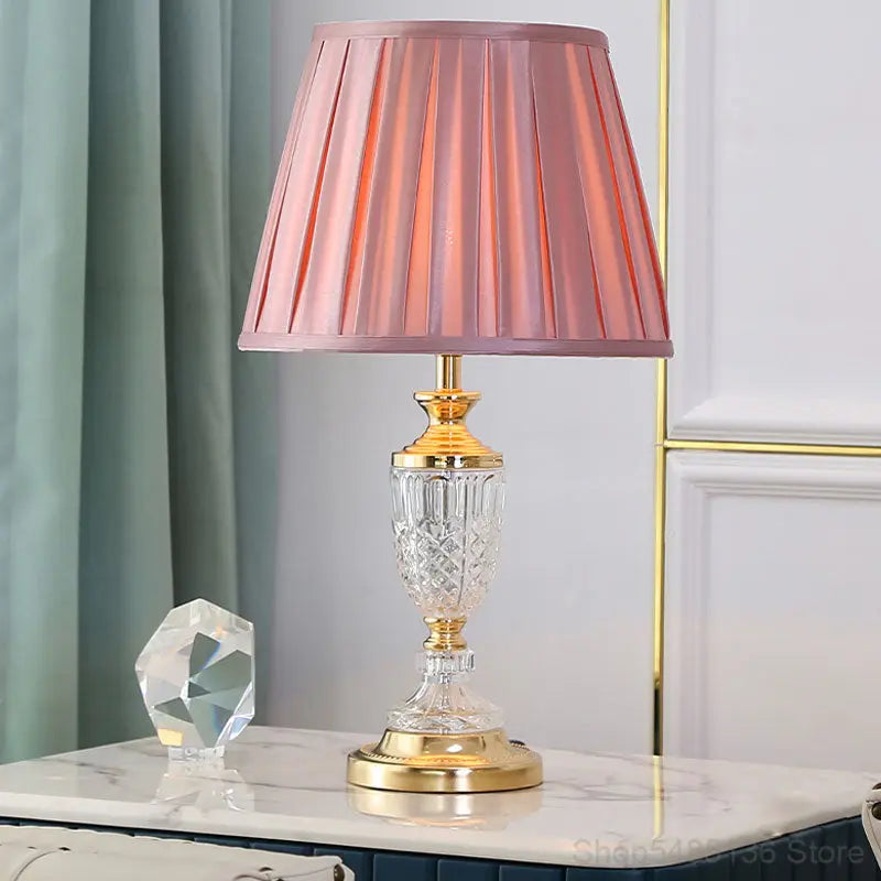 Modern Glass LED Table Light Victoria™ Spingar.com