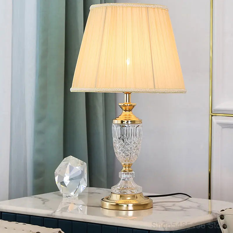 Modern Glass LED Table Light Victoria™ Spingar.com