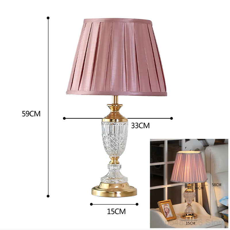 Modern Glass LED Table Light Victoria™ Spingar.com