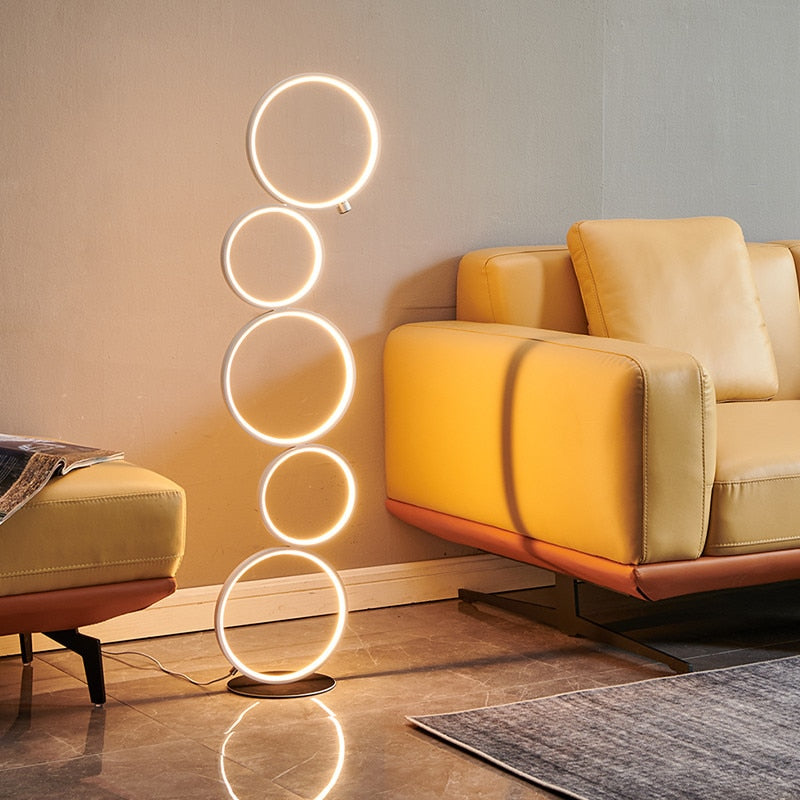 Modern Dimmable LED Touch Ring Lamp Terra™ SPINGAR.COM