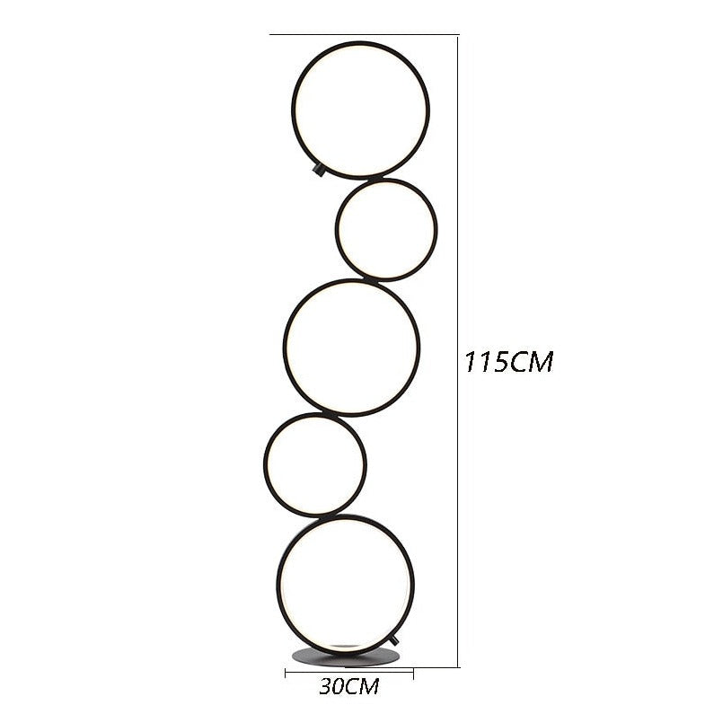 Modern Dimmable LED Touch Ring Lamp Terra™ SPINGAR.COM