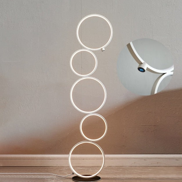 Modern Dimmable LED Touch Ring Lamp Terra™ SPINGAR.COM
