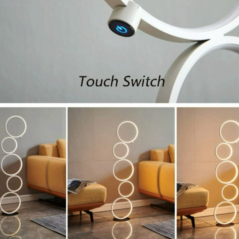 Modern Dimmable LED Touch Ring Lamp Terra™ SPINGAR.COM