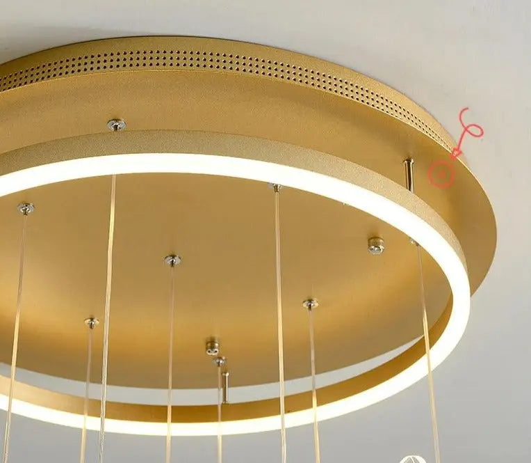 Modern Butterfly LED Stair Spiral Chandelier Eugene™ Spingar.com