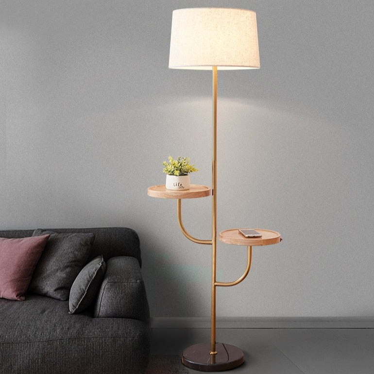 Modern Wooden LED Floor Lamp Francisco™ Spingar.com