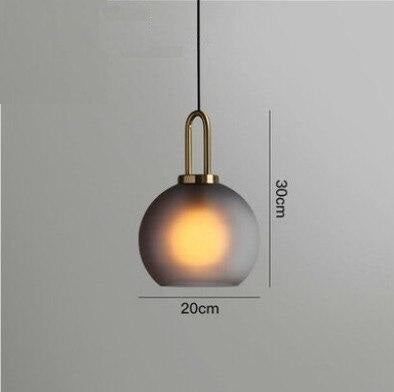 Modern Glass Ball LED Pendant Lamp William™ Spingar.com