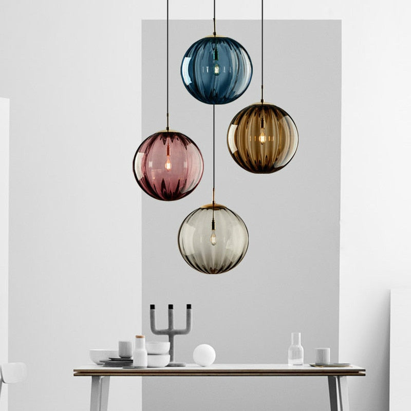 Modern LED Glass Ball Pendant Light Nori™ Spingar.com