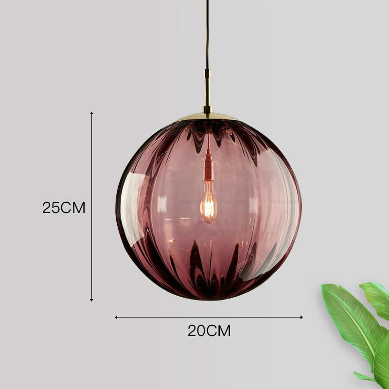 Modern LED Glass Ball Pendant Light Nori™ Spingar.com