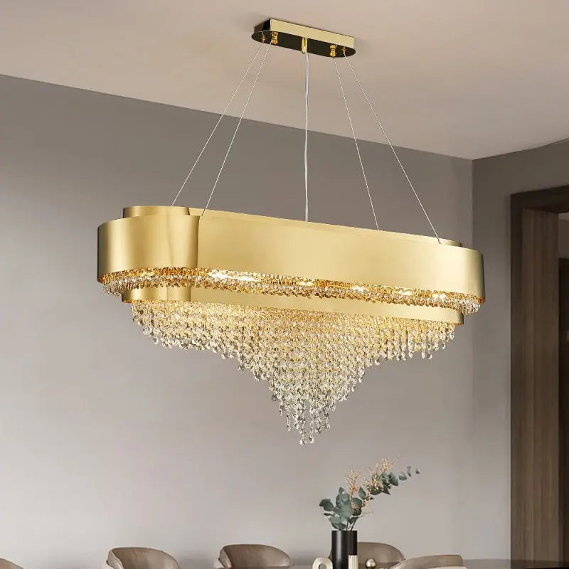 Modern Gold Chandelier Jeremy™ Spingar.com