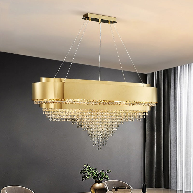 Modern Gold Chandelier Jeremy™ Spingar.com