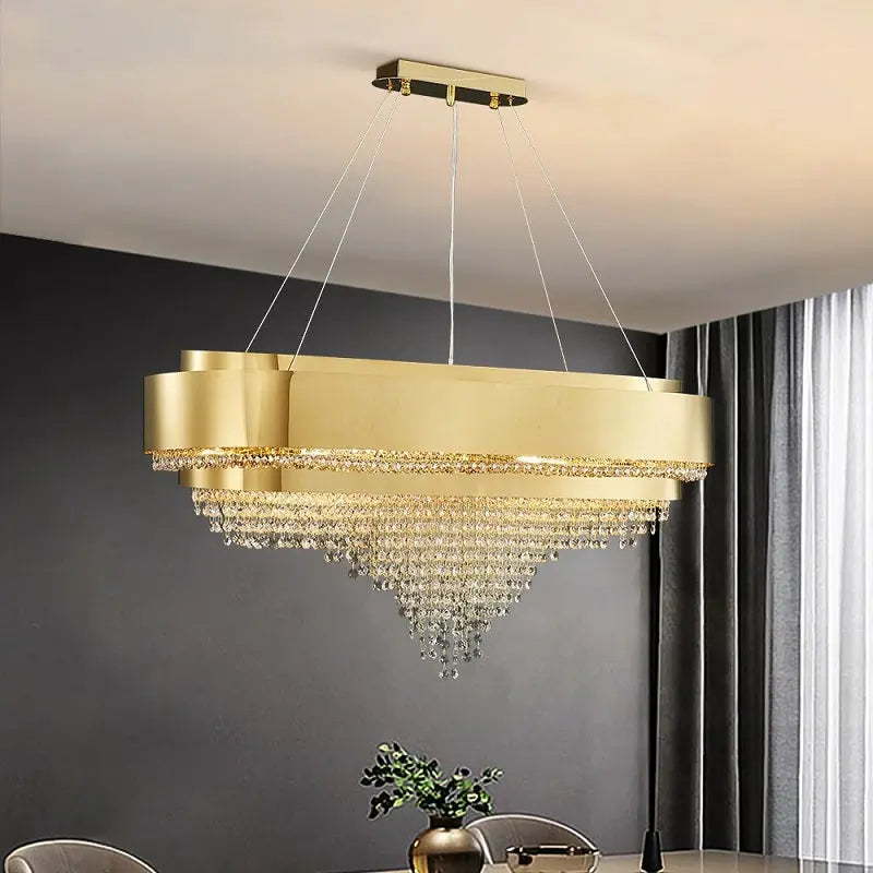 Modern Gold Chandelier Jeremy™ Spingar.com