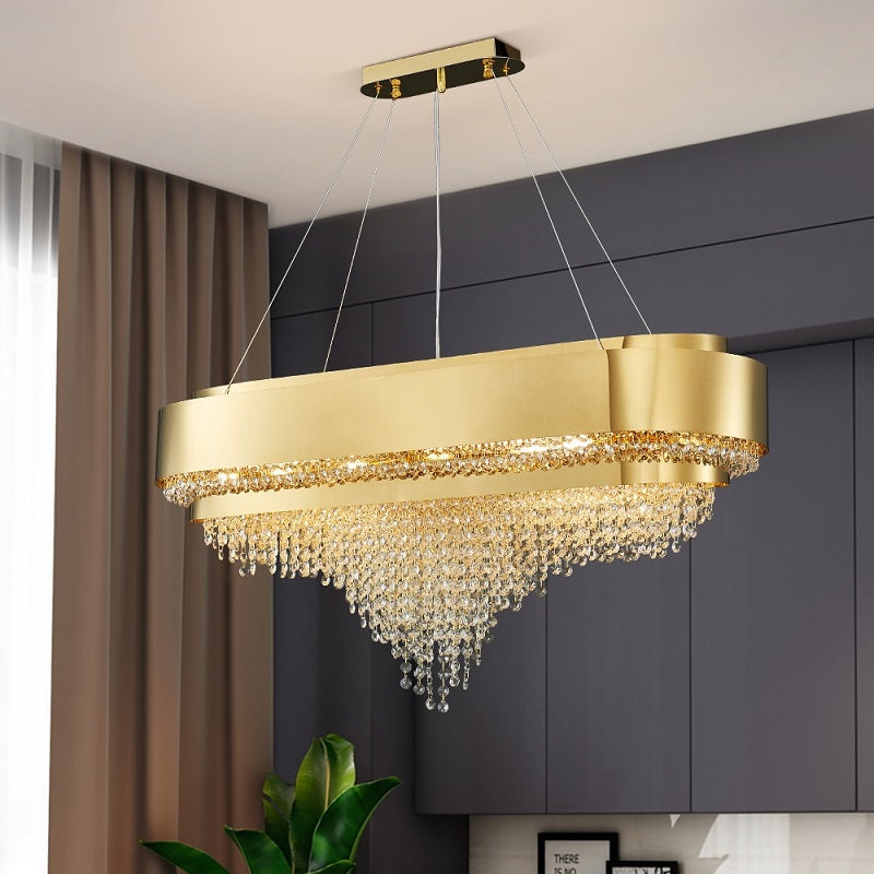 Modern Gold Chandelier Jeremy™ Spingar.com