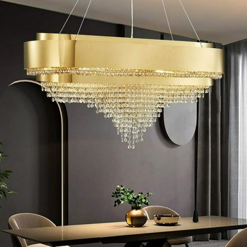 Modern Gold Chandelier Jeremy™ Spingar.com