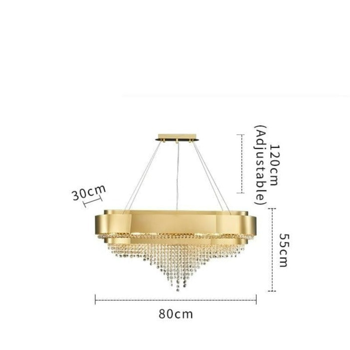 Modern Gold Chandelier Jeremy™ Spingar.com