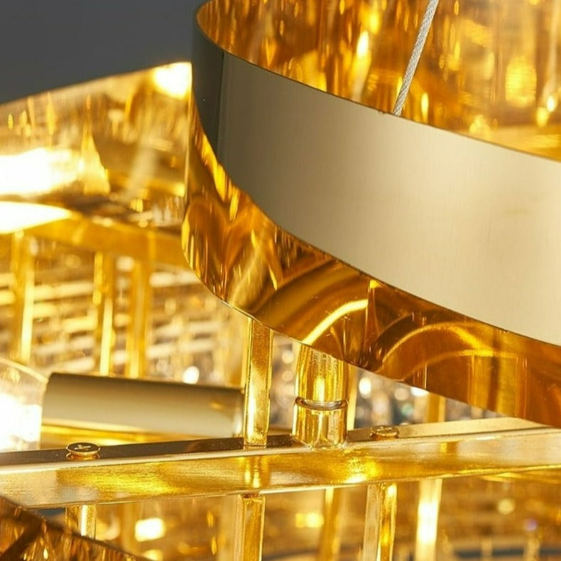 Modern Gold Chandelier Jeremy™ Spingar.com