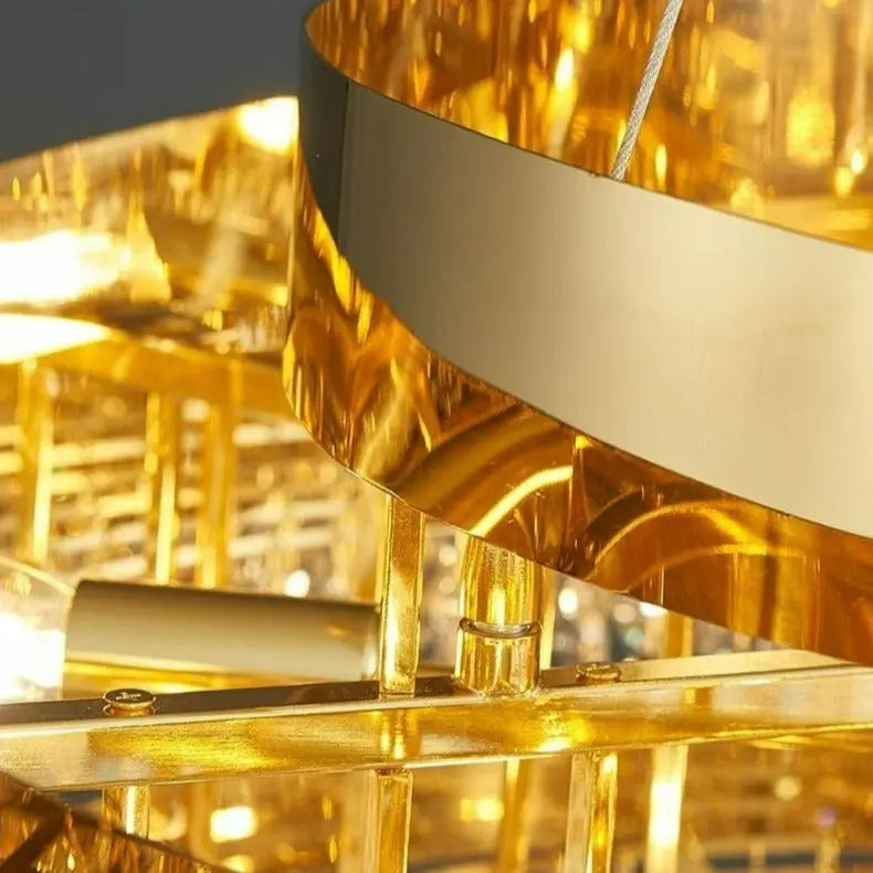 Modern Gold Chandelier Jeremy™ Spingar.com