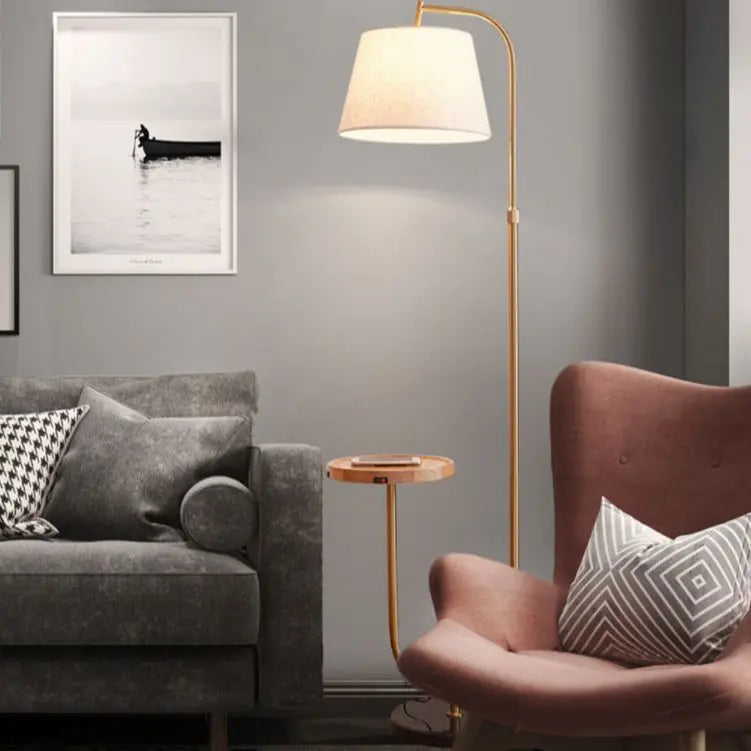 Modern Wooden LED Floor Lamp Francisco™ Spingar.com